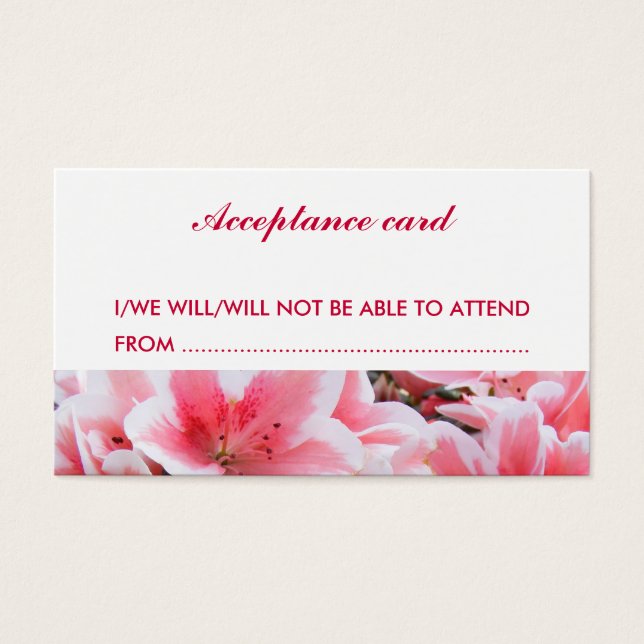 Aceitação de casamento (Frente)