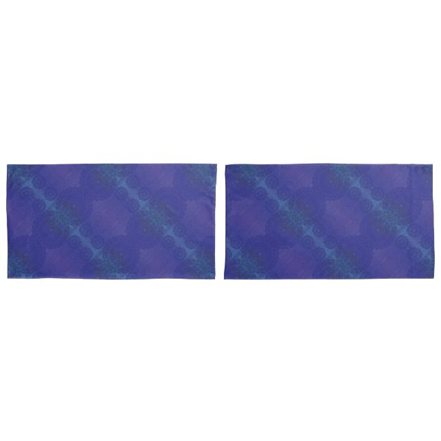 Aceitação | Medalhões Blue Indigo Violet Boho (Frente - conjunto)