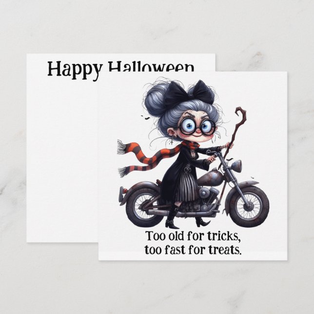 Acelerando e Aterrorizando – O Halloween da Vovó (Frente/Verso)