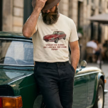 "Acelere Sua Jornada" Camisa Vintage Vermelha de C