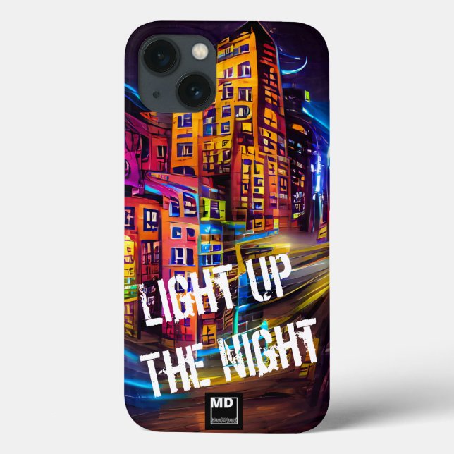 Acenda A Noite 1 - capas de iphone De Cor Válida (Verso)
