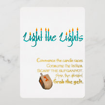 Acenda as luzes Chanukah