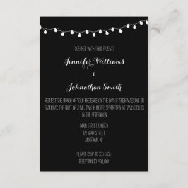 Acende Convites de Casamento Moderno