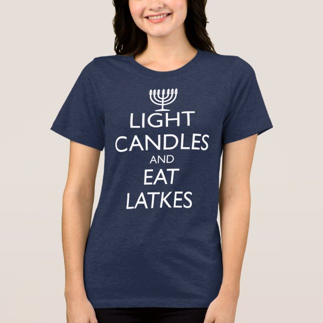 ACENDE VELAS E COMA LATKES (Frente)