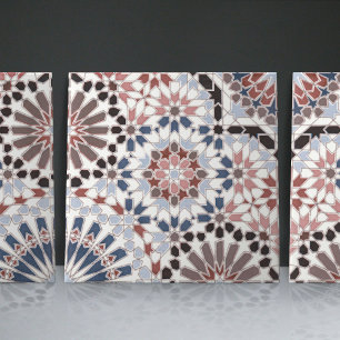 Acento de Decoração de Casa com Azulejo Marroquino