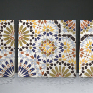 Acento de Decoração de Casa com Azulejo Marroquino