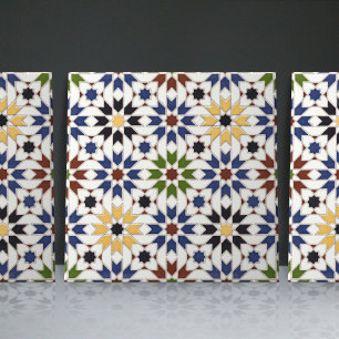 Acento de Decoração de Casa com Azulejo Marroquino