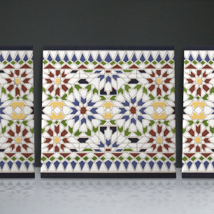 Acento de Decoração de Casa com Azulejo Marroquino