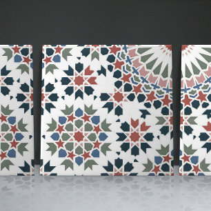 Acento de Decoração de Casa com Azulejo Marroquino