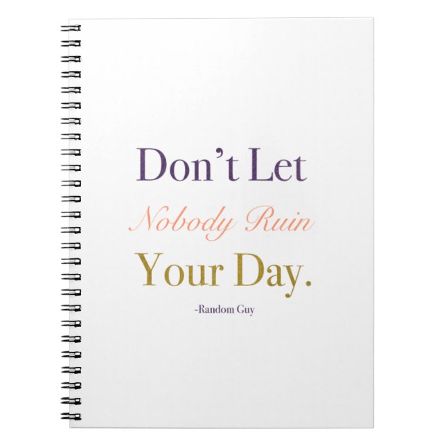 Acento do ouro do caderno do bom dia (Frente)