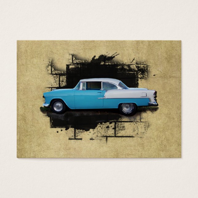 ACEO- 1955 Chevy Bel Air- Classic Car- Mini Impres (Frente)