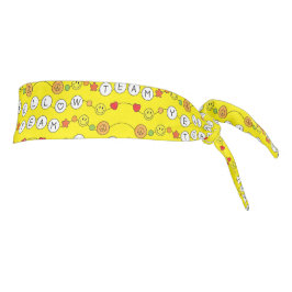Acessório de Cabelo Amarelo da Equipe da Guerra de