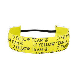 Acessório de Cabelo Amarelo da Equipe da Guerra de