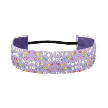 Acessório de Cabelo da Equipe Roxo da Guerra de Co