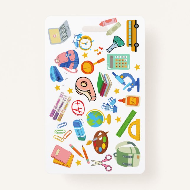 Acessório do Crachá I-SPY (Escola e Esportes) (Frente)