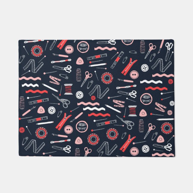 Acessórios de costura porta tapete (Frente)