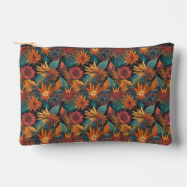 Acessórios de Impressão floral Saco de cosmética