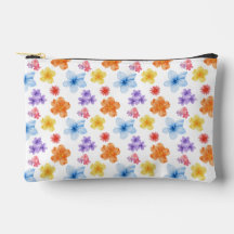 Acessórios de Impressão floral Saco de cosmética