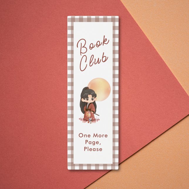 Acessórios de Leitura de Bons Itens da Escola Pers (Back to School Book Club One More Page Bookmark)