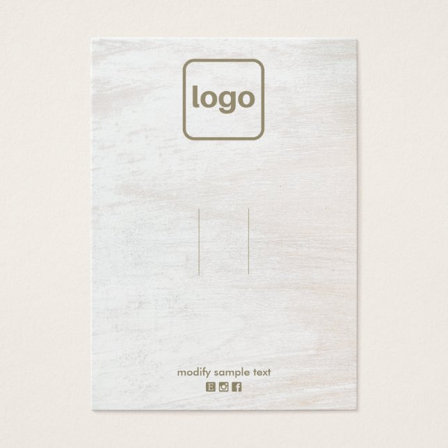 Acessórios ou Jewelry para adicionar logotipo (Frente)