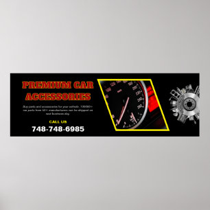 Acessórios para automóveis Poster personalizável e
