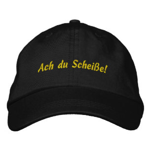 Ach du Scheibe! Boné bordado