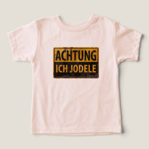 ACHTUNG ICH JODELE Lustig - Símbolo de Yodel alemã
