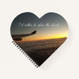 Acima das nuvens, notebook do coração