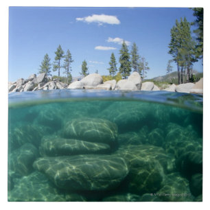 Acima e abaixo de Lake Tahoe