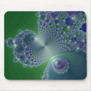 Aço Azul - Mousepad Fractal
