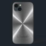 Aço inoxidável prateado<br><div class="desc">Metálico de aço inoxidável prateado. Por favor,  remova / troque "Elizabeth" antes da compra. Design está disponível em outros produtos.</div>