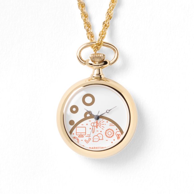 Aço sem mancha - Relógio Negro (Frente)