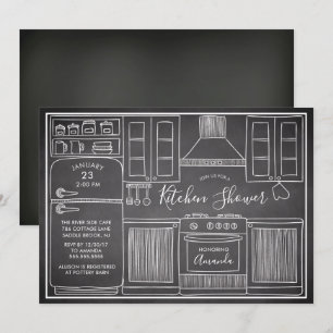 Ações Divertidas - Convites Para Chás Da Cozinha