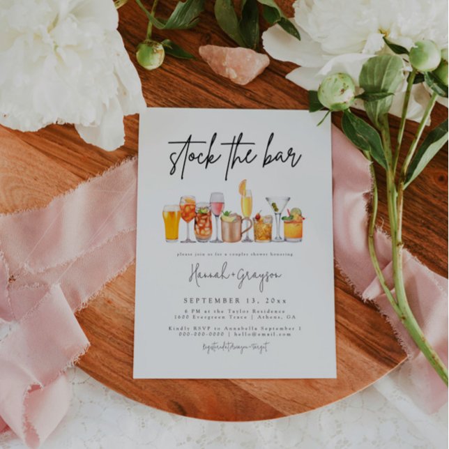 Ações Modernas O Convite Para Chás Casais Bares (Criador carregado)