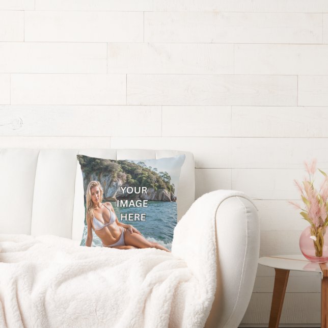 ACOGEDOR! 🛋️ Adicionar imagem ou texto à almofada (Sofá)