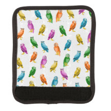 Padrão de corujas brancas