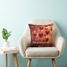 "Aconchegue-se com Amor" almofada – Personalizável