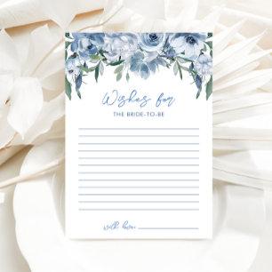 Aconselhamento Azul Floral Dusty para a Noiva
