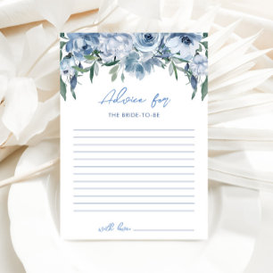 Aconselhamento Azul Floral Dusty para a Noiva
