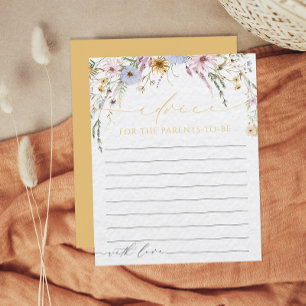 Aconselhamento De Bebê De Flor Selvagem Para Os Pa