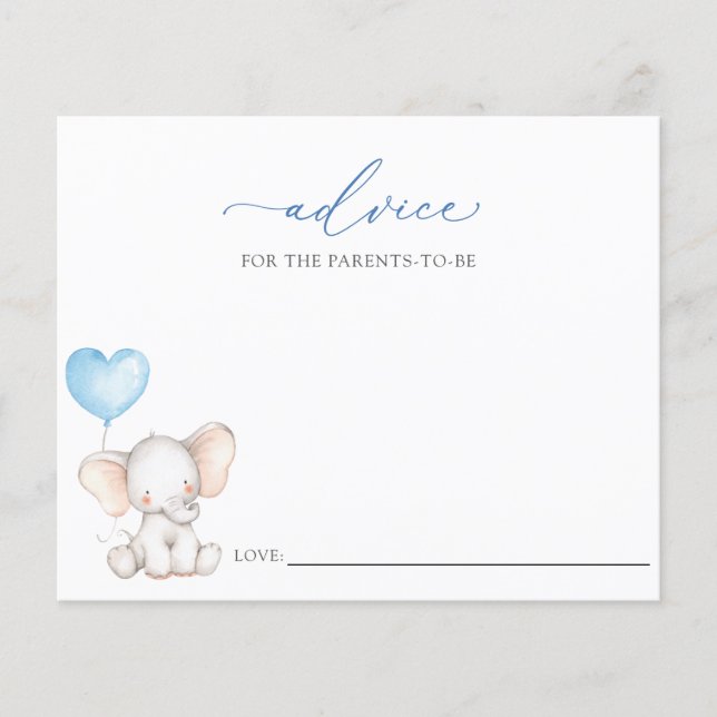 Aconselhamento de Bebê-Elefante para os Pais-a-Ser (Frente)