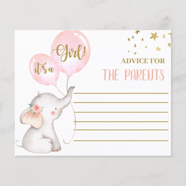 Aconselhamento de Elefante para Menina Rosa para o (Frente)