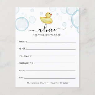 Aconselhamento de Rubber Ducky para os Pais-a-Ser