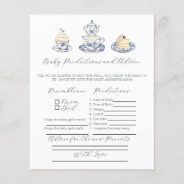 Aconselhamento de uma festa de chá para o novo jog