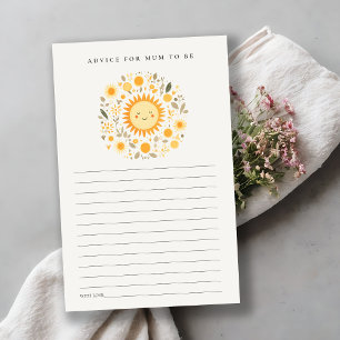 Aconselhamento Do Sol Floral Cute Boho Para Chá de