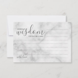 Aconselhamento e Cartão de Desejo Clássico Marble