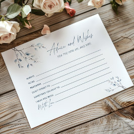 Aconselhamento e desejos do Chá de panela Botânico