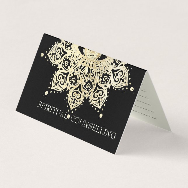 Aconselhamento Espiritual, Psíquico - Cartão de vi (Frente)