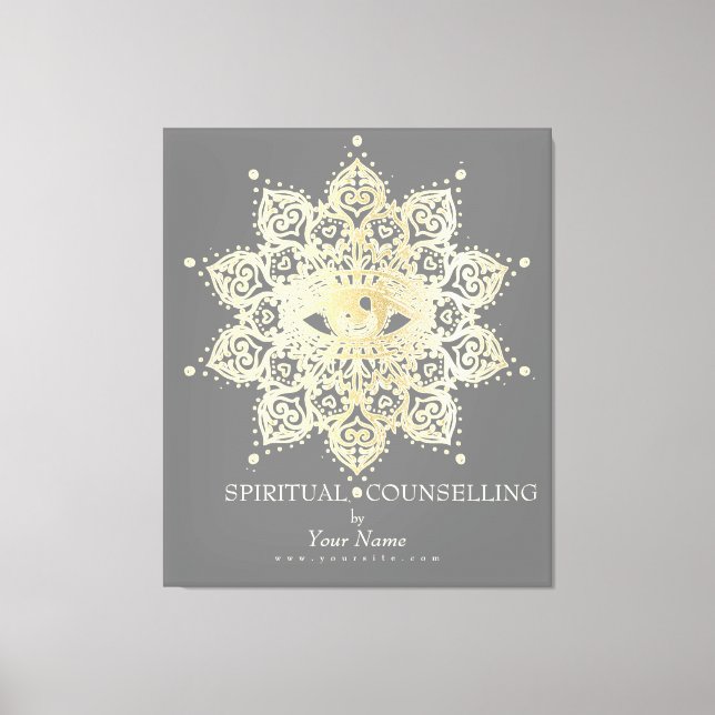 Aconselhamento Espiritual, Psíquico, Tarô - Canvas (Frente)