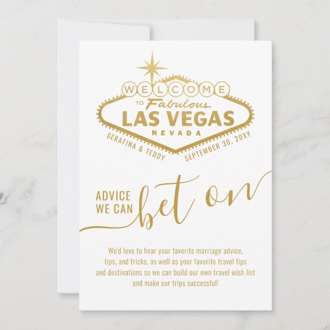 Aconselhamento para apostar no tema de Las Vegas D (Frente)